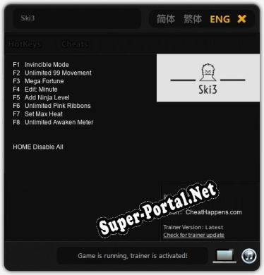Ski3: ТРЕЙНЕР И ЧИТЫ (V1.0.54)