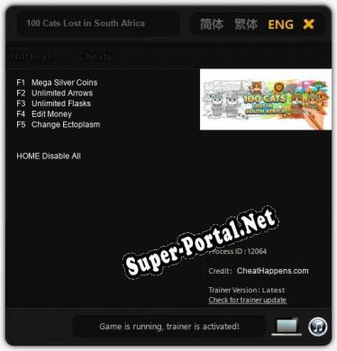 100 Cats Lost in South Africa Find  Color: Читы, Трейнер +5 [CheatHappens.com]