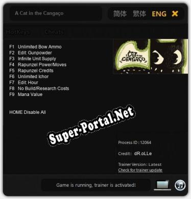 A Cat in the Cangaço: Трейнер +9 [v1.9]