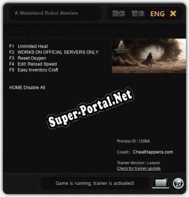 A Wasteland Robot Atavism: Трейнер +5 [v1.3]