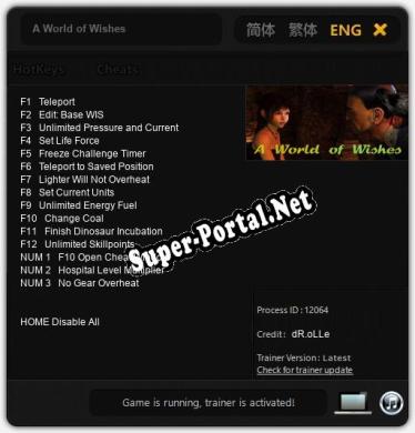 A World of Wishes: Трейнер +15 [v1.3]