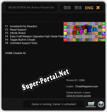 AD BLOCKER An Action Puzzle Game: Трейнер +6 [v1.6]