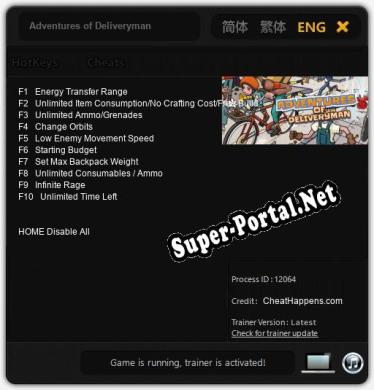 Adventures of Deliveryman: Читы, Трейнер +10 [CheatHappens.com]