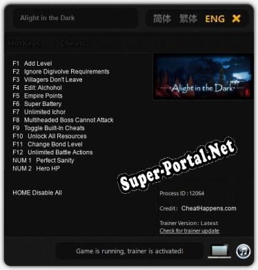 Alight in the Dark: Трейнер +14 [v1.8]