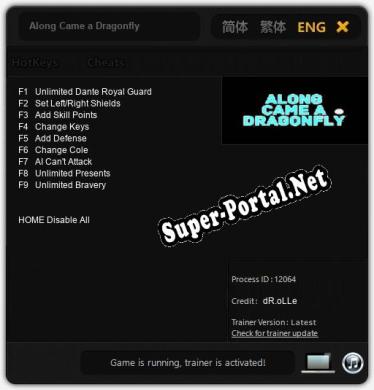 Along Came a Dragonfly: Трейнер +9 [v1.9]