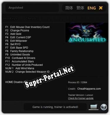 Anguished: Читы, Трейнер +14 [CheatHappens.com]