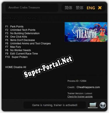 Another Crabs Treasure: Читы, Трейнер +10 [CheatHappens.com]
