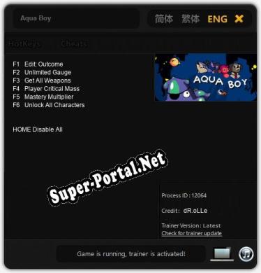 Aqua Boy: Трейнер +6 [v1.6]
