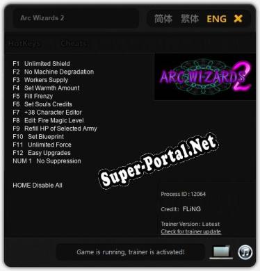 Arc Wizards 2: Читы, Трейнер +13 [FLiNG]