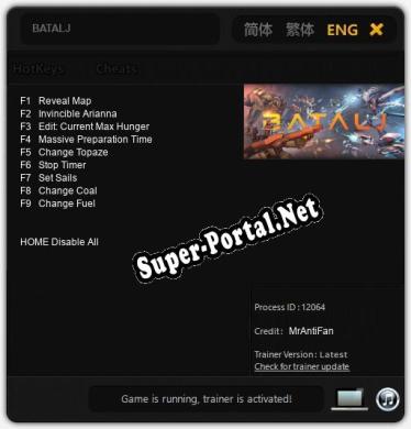 BATALJ: Трейнер +9 [v1.5]