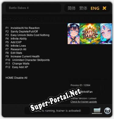 Battle Babes 4: ТРЕЙНЕР И ЧИТЫ (V1.0.48)