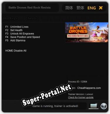 Battle Drones Red Rock Resistance: Читы, Трейнер +5 [CheatHappens.com]