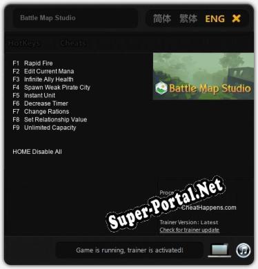 Трейнер для Battle Map Studio [v1.0.3]