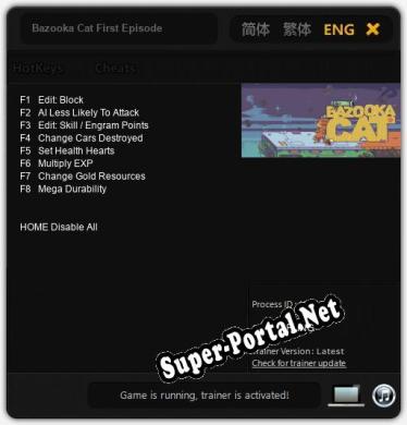Bazooka Cat First Episode: ТРЕЙНЕР И ЧИТЫ (V1.0.98)