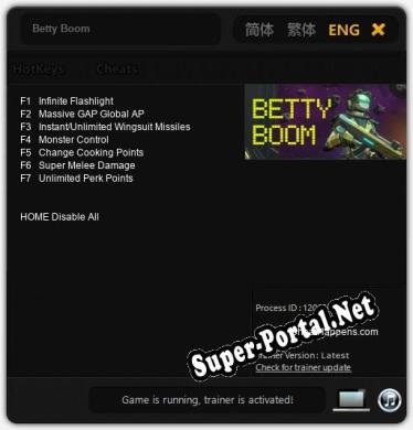 Betty Boom: Трейнер +7 [v1.2]