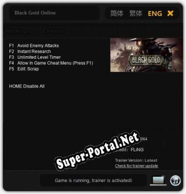 Трейнер для Black Gold Online [v1.0.6]