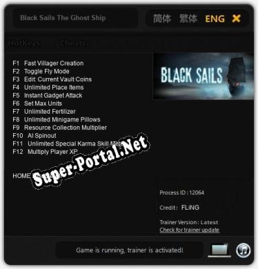 Black Sails The Ghost Ship: Трейнер +12 [v1.3]