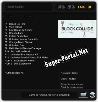 Block Collide: Читы, Трейнер +14 [FLiNG]