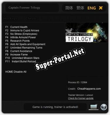 Captain Forever Trilogy: ТРЕЙНЕР И ЧИТЫ (V1.0.53)