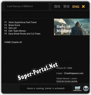 Card Heroes of Millford: ТРЕЙНЕР И ЧИТЫ (V1.0.71)