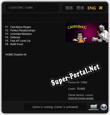 CATATONIC GAME: Читы, Трейнер +6 [FLiNG]