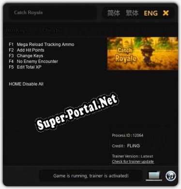 Catch Royale: ТРЕЙНЕР И ЧИТЫ (V1.0.11)