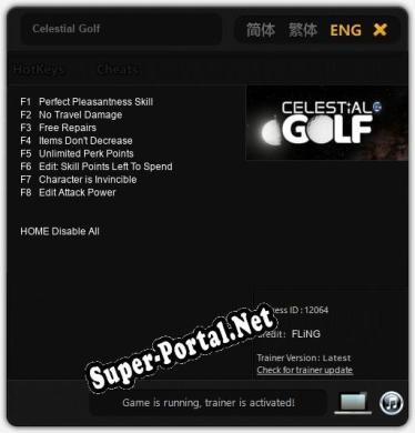 Celestial Golf: ТРЕЙНЕР И ЧИТЫ (V1.0.79)