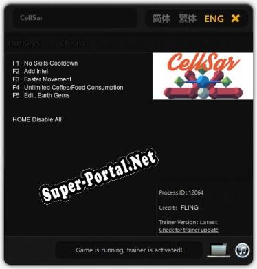 Трейнер для CellSar [v1.0.3]