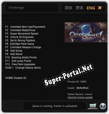 Checkmage: Трейнер +13 [v1.6]