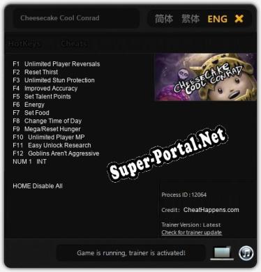 Cheesecake Cool Conrad: Читы, Трейнер +13 [CheatHappens.com]