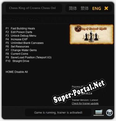 Chess King of Crowns Chess Online: Читы, Трейнер +10 [dR.oLLe]