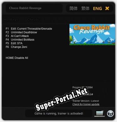 Choco Rabbit Revenge: Читы, Трейнер +6 [dR.oLLe]