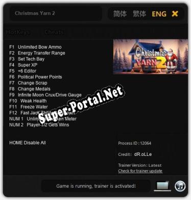 Christmas Yarn 2: ТРЕЙНЕР И ЧИТЫ (V1.0.60)
