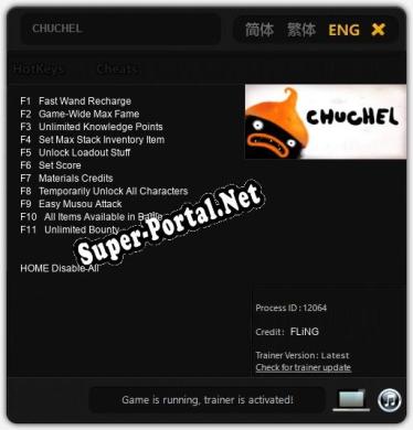 CHUCHEL: Читы, Трейнер +11 [FLiNG]