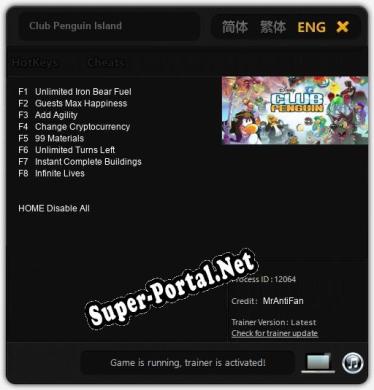 Club Penguin Island: Читы, Трейнер +8 [MrAntiFan]