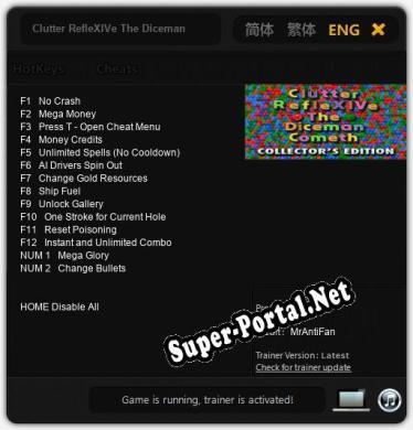 Clutter RefleXIVe The Diceman Cometh Collectors Edition: Читы, Трейнер +14 [MrAntiFan]