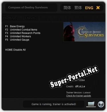Compass of Destiny Survivors: Читы, Трейнер +5 [dR.oLLe]