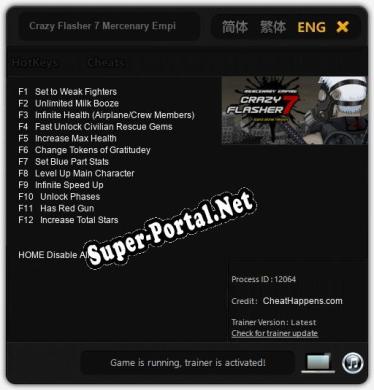 Crazy Flasher 7 Mercenary Empire(stand-alone Version): Читы, Трейнер +12 [CheatHappens.com]