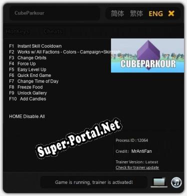 CubeParkour: Читы, Трейнер +10 [MrAntiFan]