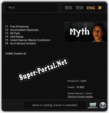 Myth: Читы, Трейнер +6 [FLiNG]