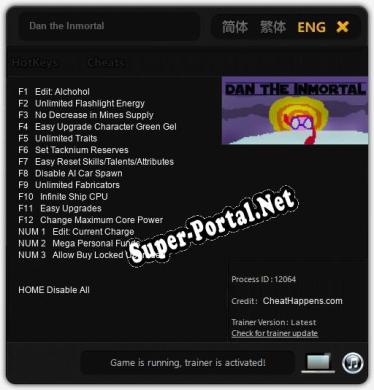 Dan the Inmortal: Трейнер +15 [v1.6]