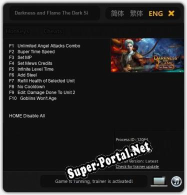 Darkness and Flame The Dark Side Collectors Edition: Читы, Трейнер +10 [MrAntiFan]