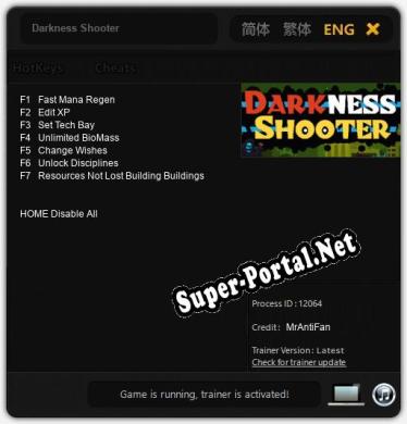 Darkness Shooter: Трейнер +7 [v1.4]