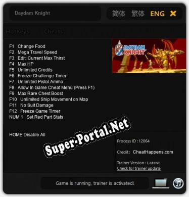 Daydam Knight: Читы, Трейнер +13 [CheatHappens.com]
