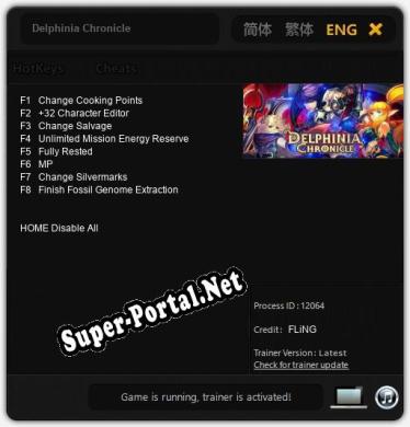 Delphinia Chronicle: Читы, Трейнер +8 [FLiNG]