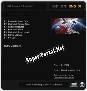 DNA Season 2  Episode 1: Трейнер +7 [v1.5]