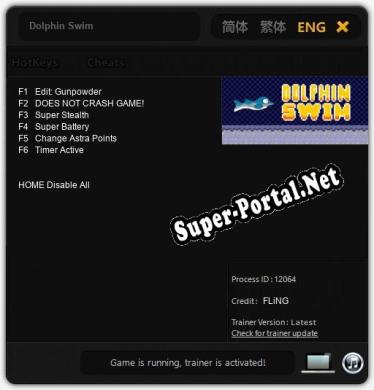 Dolphin Swim: Трейнер +6 [v1.2]