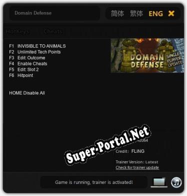 Domain Defense: Читы, Трейнер +6 [FLiNG]
