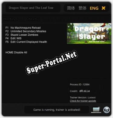 Трейнер для Dragon Slayer and The Leaf Town [v1.0.6]