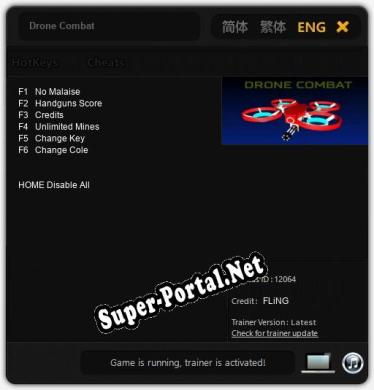Drone Combat: ТРЕЙНЕР И ЧИТЫ (V1.0.63)